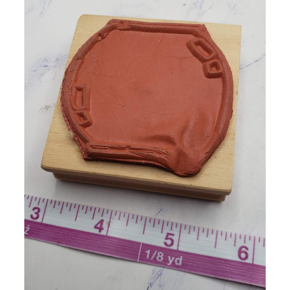 Goldfish Bowl Wood Cellar Graphics Wood Mounted Rubber Stamp - Picture 6 of 7